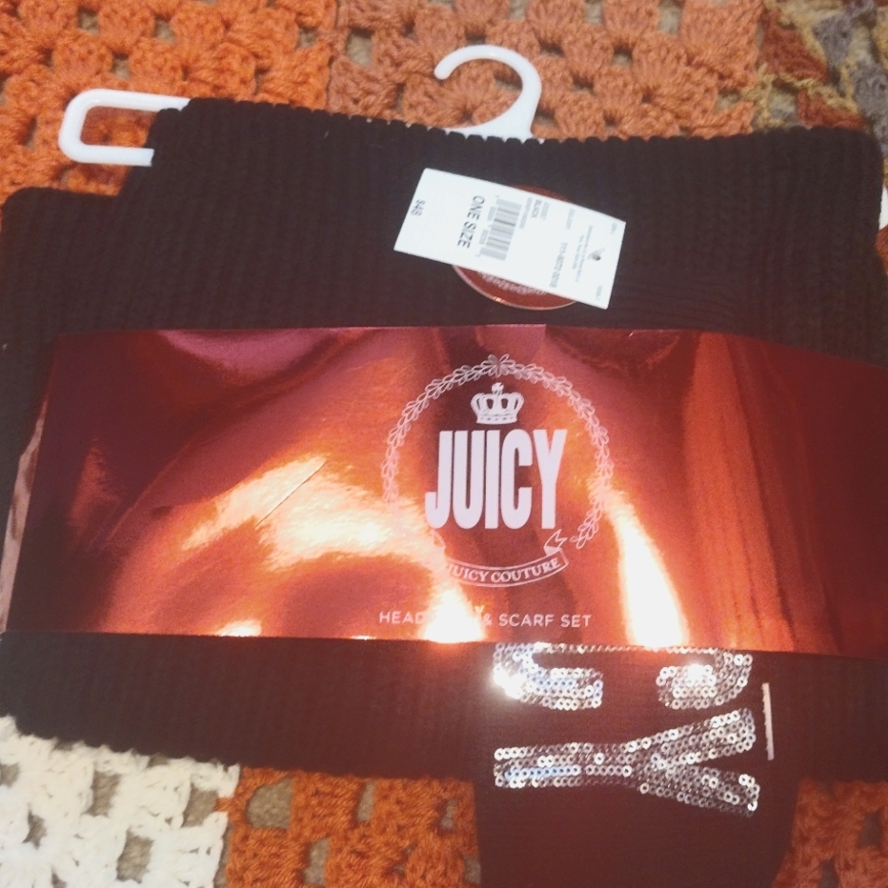 Juicy Couture Headband and scarf set